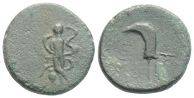 Greek Pisidia. Etenna 100-0 BC. Bronze Æ, 3 g. 17,2 mm.