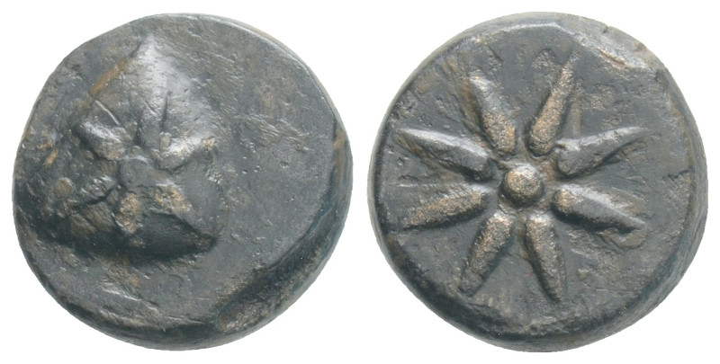 Pontos, Uncertain, but possibly Amisos. Time of Mithradates VI, Ae, 2,8 g 12,9 m...