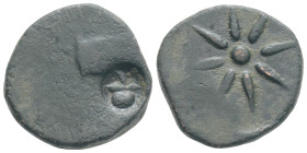 Pontos, Uncertain, but possibly Amisos. Time of Mithradates VI, Ae, 6,4 g 20,1 mm. Circa 130-100 BC.