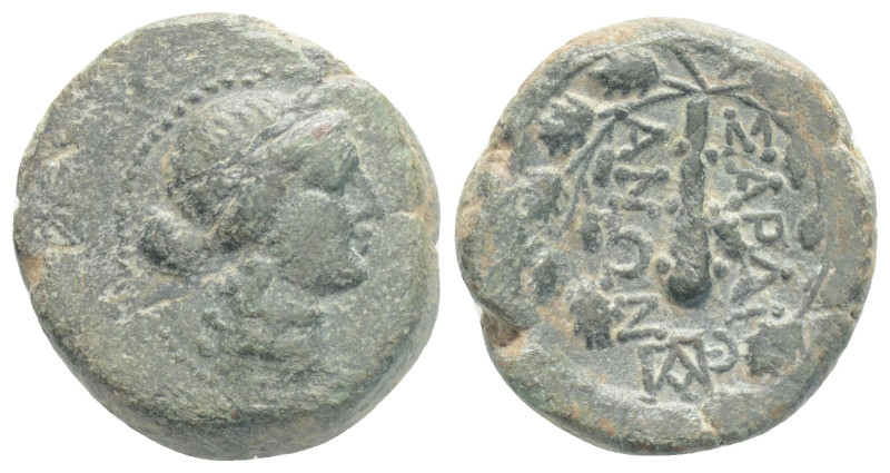 Roman Provincial
Lydia, Sardes. Civic Issue. Ca. 133 B.C.-A.D. AE (16,1 mm, 4 g,...