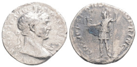 Roman Imperial Trajan AD 98-117. Rome. Denarius AR, 2,5 g. 18,6 mm.
