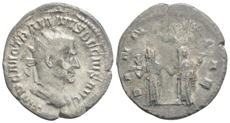 Roman Imperial
Trajan Decius, AD. 249 – 251. Denarius (Silver, 2,8 g. 23 mm.) IM...