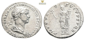 ROMAN IMPERIAL COINS
Trajan, 98-117, AR Denarius COS VI (114-117), Trajan bust right Rs.Felicitas with caduceus and cornucopia l. 3.4g. 19,2 mm. RIC 4...