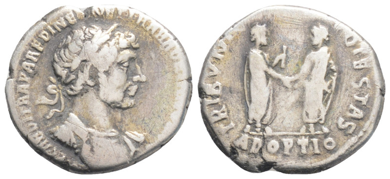 Roman Imperial
Hadrian AR Denarius. Rome, AD 117. IMP CAESAR TRAIAN HADRIAN OPT...