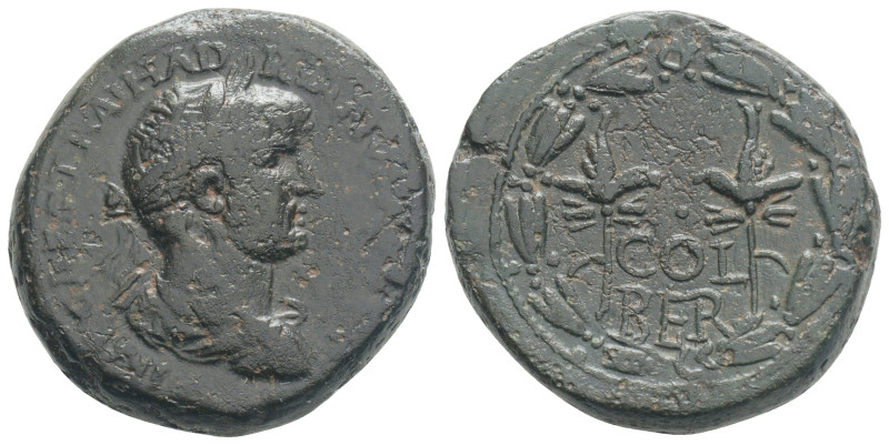 Judaea City Coinage. Phoenicia, Berytus. Hadrian. Æ 25,1 (15 g), 117-138 CE. 128...