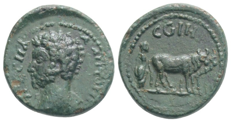 Roman Provincial Coins
MYSIA. Parium. Marcus Aurelius (161-180). Ae. 3 g. 17,7 m...