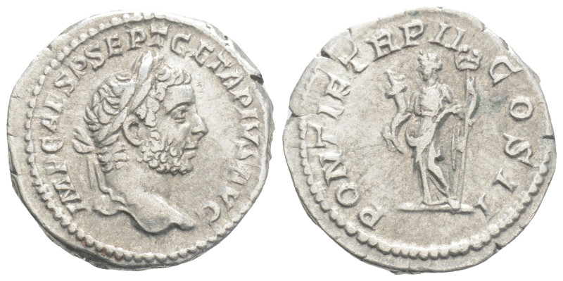 Roman Imperial Coins
GETA (209-211). Denarius. Rome.3,1 g. 19,3 mm.
Obv: IMP CAE...