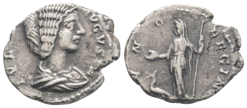 Roman Imperial
Julia Domna AD 193-217. Rome. Denarius AR, 2,6 g. 18,1 mm.