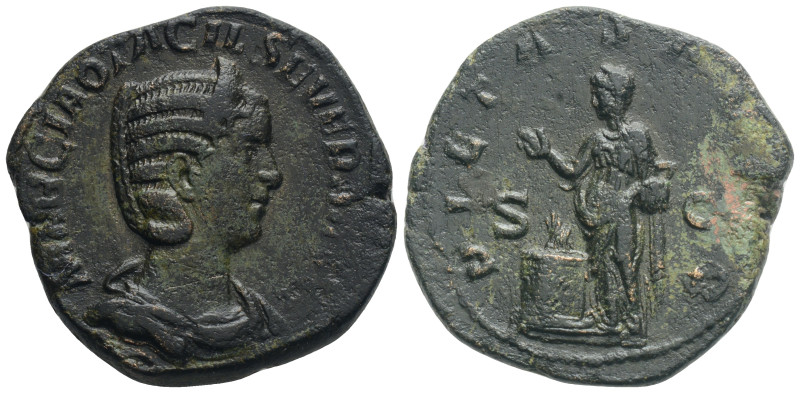 Roman Imperial
Otacilia Severa (wife of Philip I) Æ Sestertius. AD 244-249. MARC...