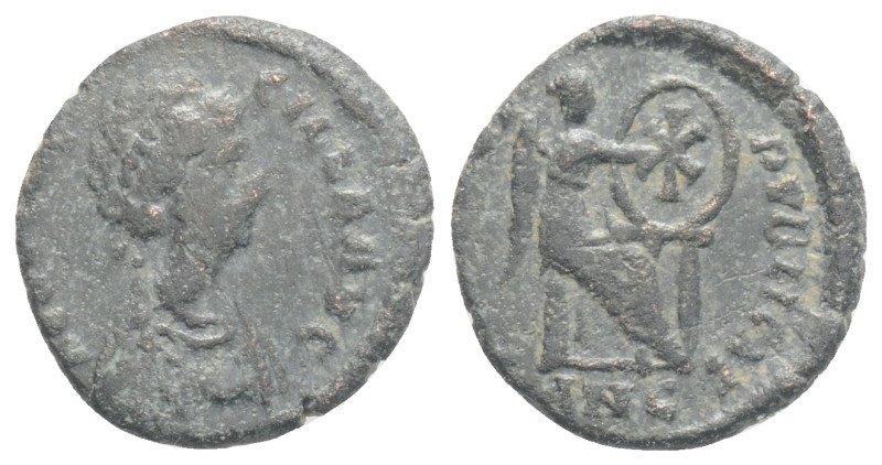 Roman Imperial 
AELIA FLACCILLA (Augusta, 379-386/8). Ae. Constantinople. 0,8 g....