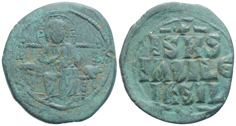 Byzantine Anonymous follis attributed to Constantine IX (1050-1060 AD) Constanti...