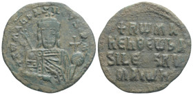 Byzantine
Constantine VII Porphyrogenitus, with Romanus I (913-959.AD) Constantinople, AE Follis (27,1 mm, 5,4g)
Obv: Crowned and draped facing bust o...