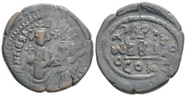 Byzantine Coins, AE Follis, 13 g. 29 mm.