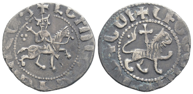 ARMENIA, Cilician Armenia. Royal. Levon III, 1301-1307. Tram (Silver, 20,5 mm, 2...