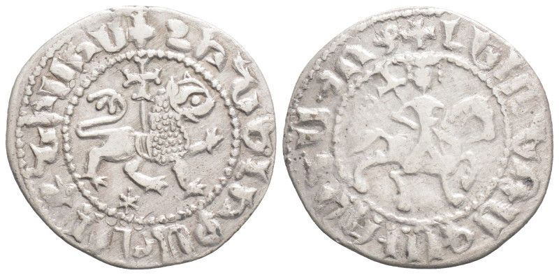ARMENIA, Cilician Armenia. Royal. Levon III, 1301-1307. Tram (Silver, 22,1 mm, 2...