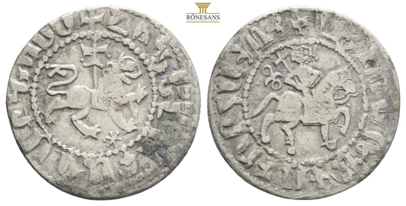 Medieval, Armenia, Cilician Armenia, Levon III (1301-1307 AD) AR Tavorkin (22 mm...