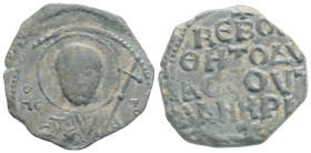 CRUSADERS. Antioch. Tancred, regent, 1101-1112. Follis (Bronze, 23,4 mm, 4,5 g, )