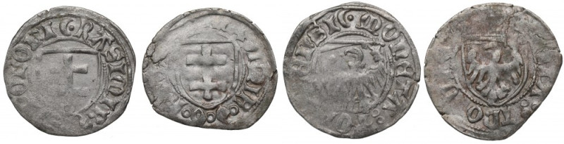 Casimir IV Jagellon, lot of Schilling without date, Thorn Ładne egzemplarze z du...