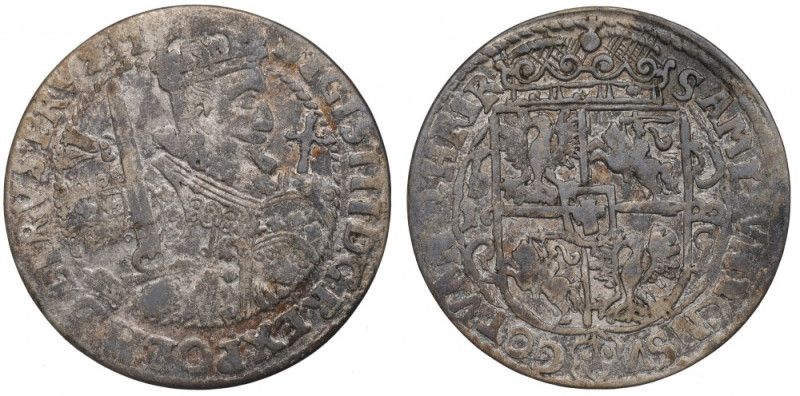 Sigismund III, 18 groschen 1622, Bromberg Ładny, dobrze wybity egzemplarz w ciem...