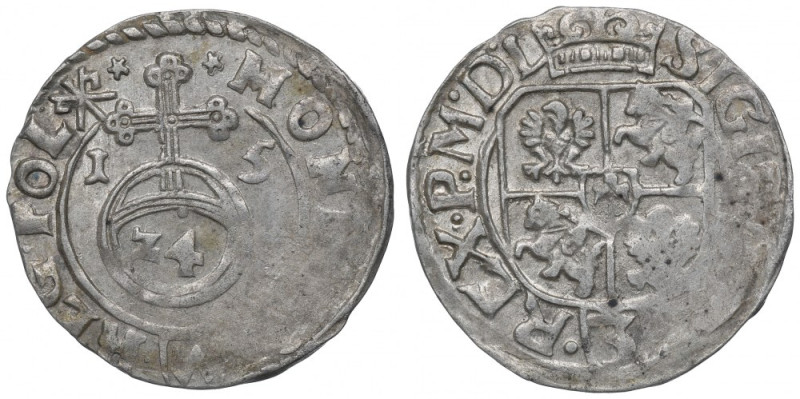 Sigismund III, 1,5 groschen 1615, Piękny, okołomenniczy egzemplarz. Typowe cześc...