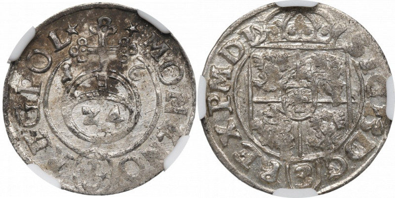 Sigismund III, 1,5 groschen 1616, Bromberg - NGC MS62 Piękny połysk menniczy.
 ...