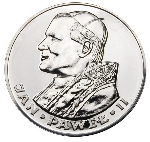 PRL, 100 złotych 1982 Jan Paweł II - w etui z certyfikatem Egzemplarz w oryginal...