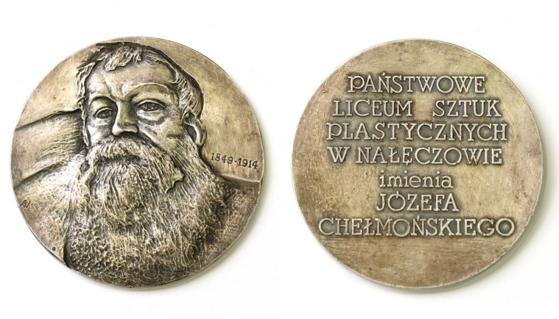 Polska, Medal Państwowe Liceum w Nałęczowie 
Grade: AU 

Medal, Medaille Meda...