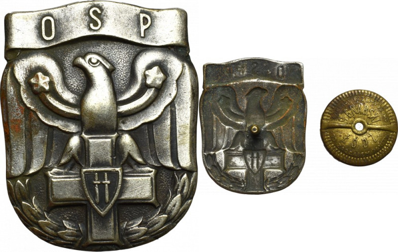 PRL, Odznaka absolwencka wz.1947 Oficerska Szkoła Piechoty, Wrocław - kontra OSB...