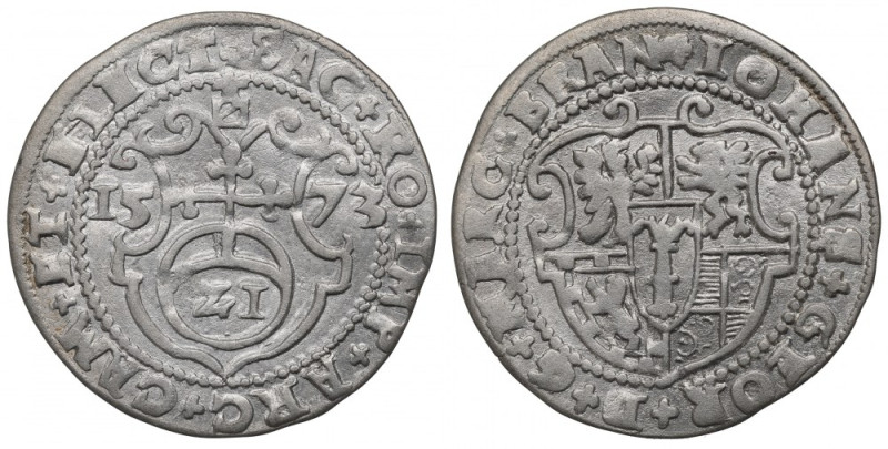 Germany, Prussia, Johann Georg, Groschen 1571 Ciekawa, rzadka w handlu emisja. R...