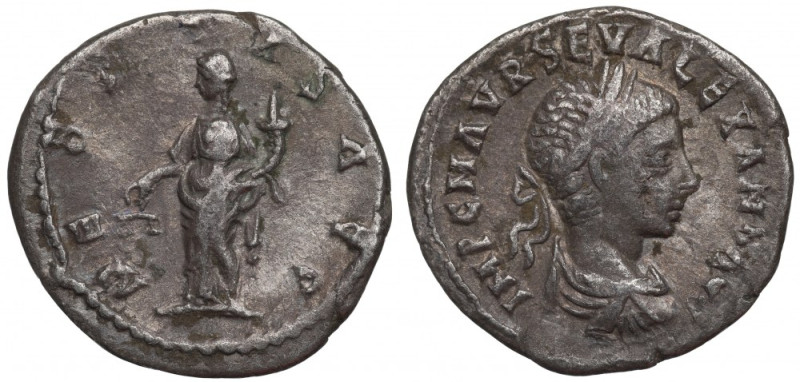 Roman Empire, Severus Alexander, Denarius Ładny egzemplarz. Patyna, nalot. Awers...