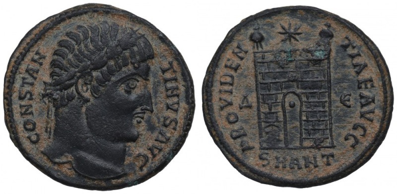 Roman Empire, Constantinus I, Follis Antioch Ładny egzemplarz z dobrymi detalami...