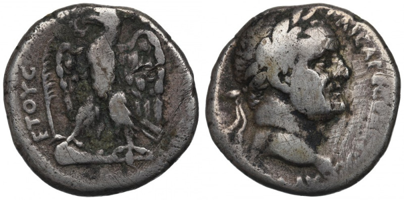 Roman Provincial, Syria, Vespasian, Tetradrachm Antioch Ładny, w pełni czytelny ...