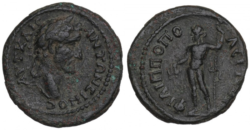 Roman Provincial, Thrace, Antoninus Pius, Ae Philippopolis Ładny egzemplarz. Brą...