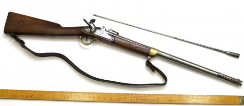 Francja, Karabinek M1829 Pięknie zachowany, kompletny egzemplarz. Mechanizm spus...