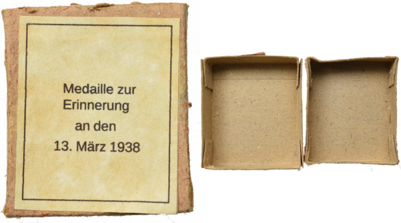 Germany, III Reich, Engraver box for Sudetenland Medal Klasyczne pudełko grawers...