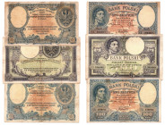 II RP, Zestaw 100 i 500 złotych 28 lutego 1919 - 3 egzemplarze