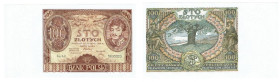 II RP, 100 złotych 1932 AU. - dodatkowy znak wodny X