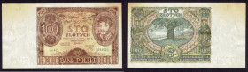II RP, 100 złotych 1932 AZ. - dodatkowy znak wodny X
