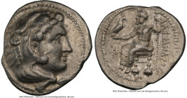 MACEDONIAN KINGDOM. Alexander III the Great (336-323 BC). AR tetradrachm (27mm, 17.17 gm, 2h). NGC Choice VF 5/5 - 4/5. Late lifetime-early posthumous...