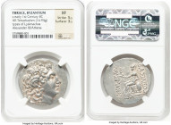 THRACE. Byzantium. Ca. late 2nd-1st centuries BC. AR tetradrachm (33mm, 16.94 gm, 11h). NGC XF 5/5 - 3/5. Posthumous issue in the name and types of Ly...