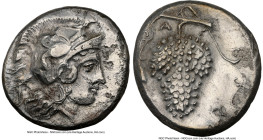 CILICIA. Soloi. Ca. 400-350 BC. AR stater (21mm, 10.41 gm, 6h). NGC Choice XF 4/5 - 2/5, brushed. Head of Athena right, wearing crested Attic helmet d...