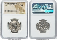 SYRIA. Seleucia and Pieria. Antioch. Augustus (27 BC-AD 14). AR tetradrachm (25mm, 12h). NGC XF. Dated Actian Era Year 42 and Consular Year 60 (4/3 BC...