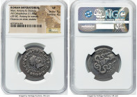 Marc Antony, as Imperator and Triumvir (43-30 BC), with Octavia. AR cistophorus (28mm, 11.80 gm, 1h). NGC VF 5/5 - 4/5. Ephesus, ca. summer-autumn 39 ...
