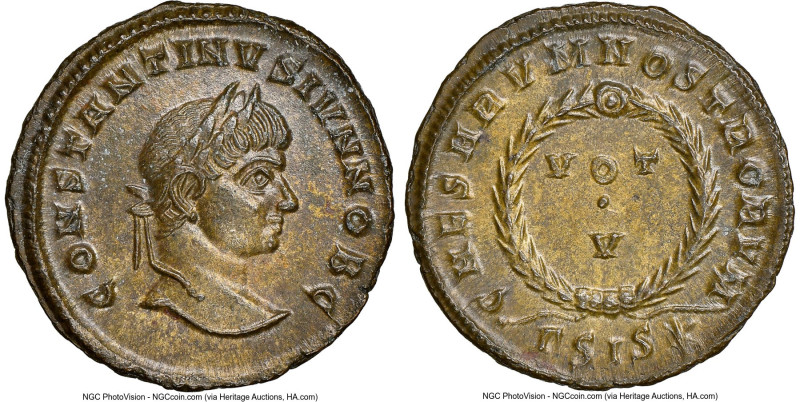 Constantine II, as Caesar (AD 337-340). AE3 or BI nummus (19mm, 3.15 gm, 12h). N...