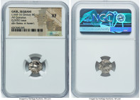 ANCIENT LOTS. Celtic. Central Gaul. Sequani. Ca. mid 1st century BC. Lot of three (3) AR quinarii. NGC XF. Includes: Three AR quinarii, different type...