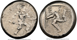 ANCIENT LOTS. Greek. Pamphylia. Aspendus. Lot of three (3) AR staters. NGC Choice Fine-VF, countermarks. Includes: Three Aspendus staters, hoplite war...
