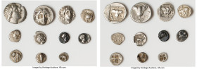 ANCIENT LOTS. Greek. Mixed. Lot of eleven (11) AR issues. Fine-Choice XF. Includes: Eleven Greek AR issues, various eras, regions, and types. Total of...