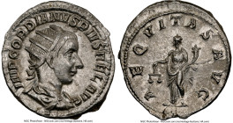 ANCIENT LOTS. Roman Imperial. Lot of five (5) AR and BI antoniniani. NGC XF-Choice AU. Includes: Five Roman Imperial AR and BI antoniniani, various ru...