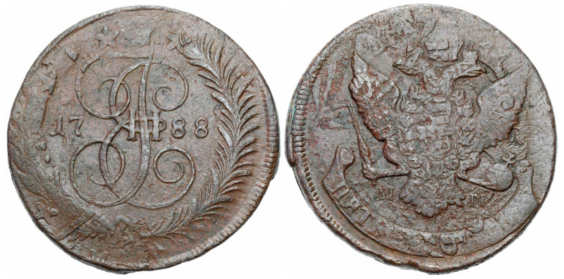 Russian coins
 RUSSIA / RUSSLAND / РОССИЯ 

Rosja, Catherine II. 5 Kopek (kop...