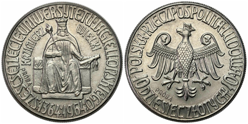 Nickel coins - PROBAS
POLSKA / POLAND / POLEN / II RP / PROBA / PATTERNPRL. PRO...